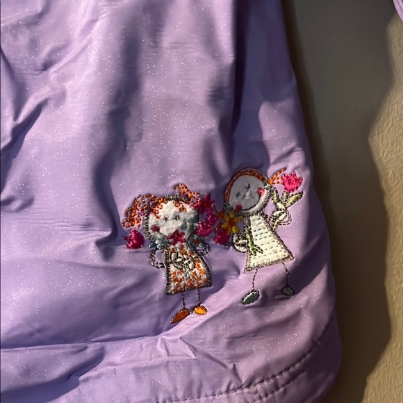 Purple Raincoat with Full-Length Zipper - Picture 5 of 10